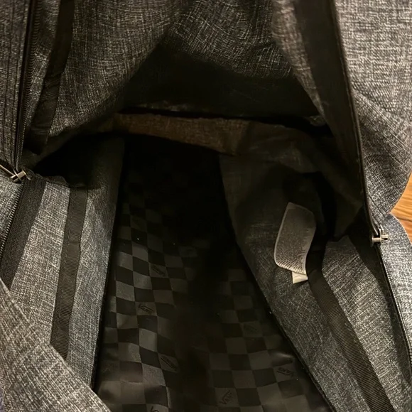 Vans Realm Classic Backpack Gray Heathered Laptop Sleeve - Picture 4 of 8